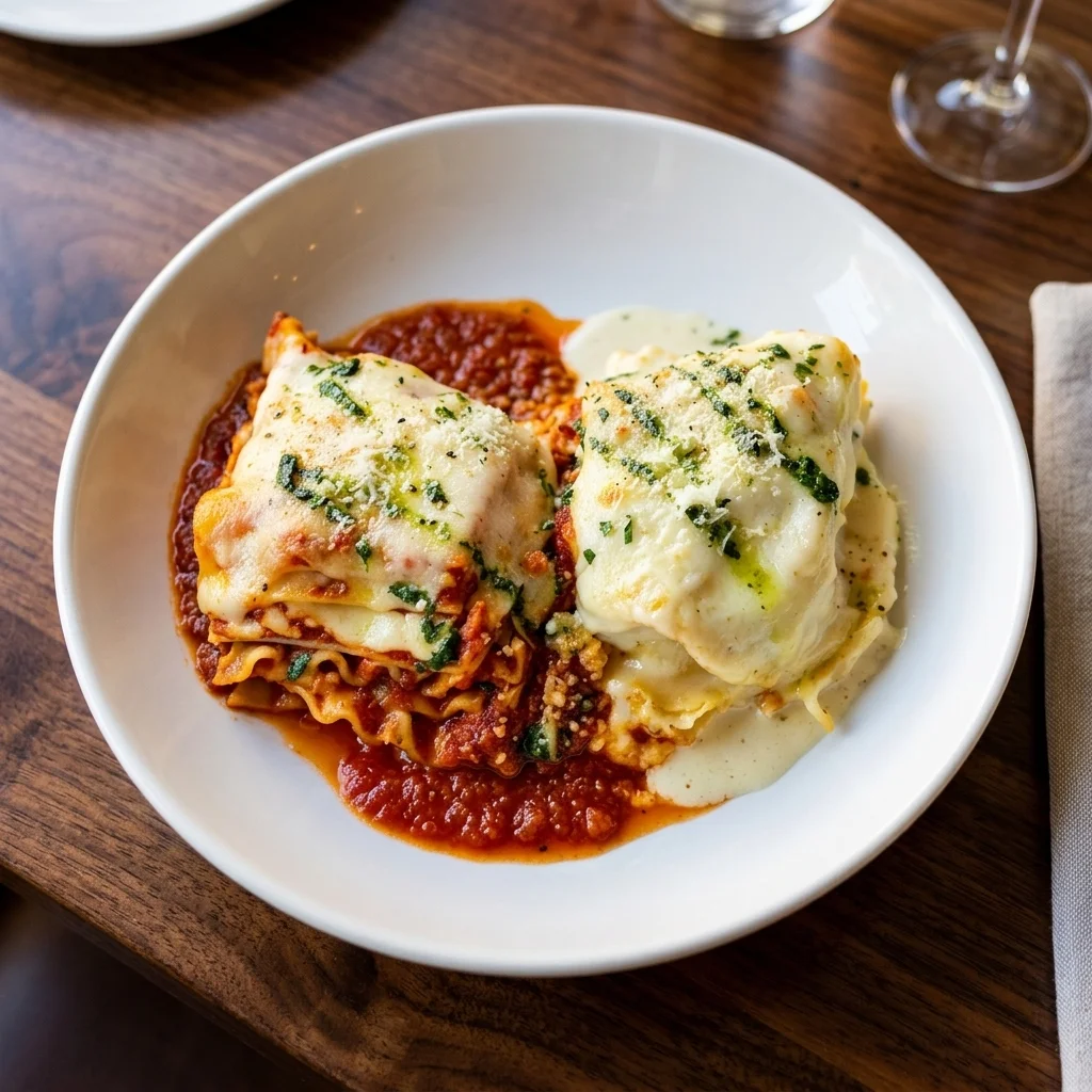 Spinach and salmon pancakes at SOHO Kitchen + Wine in Exchange District Winnipeg