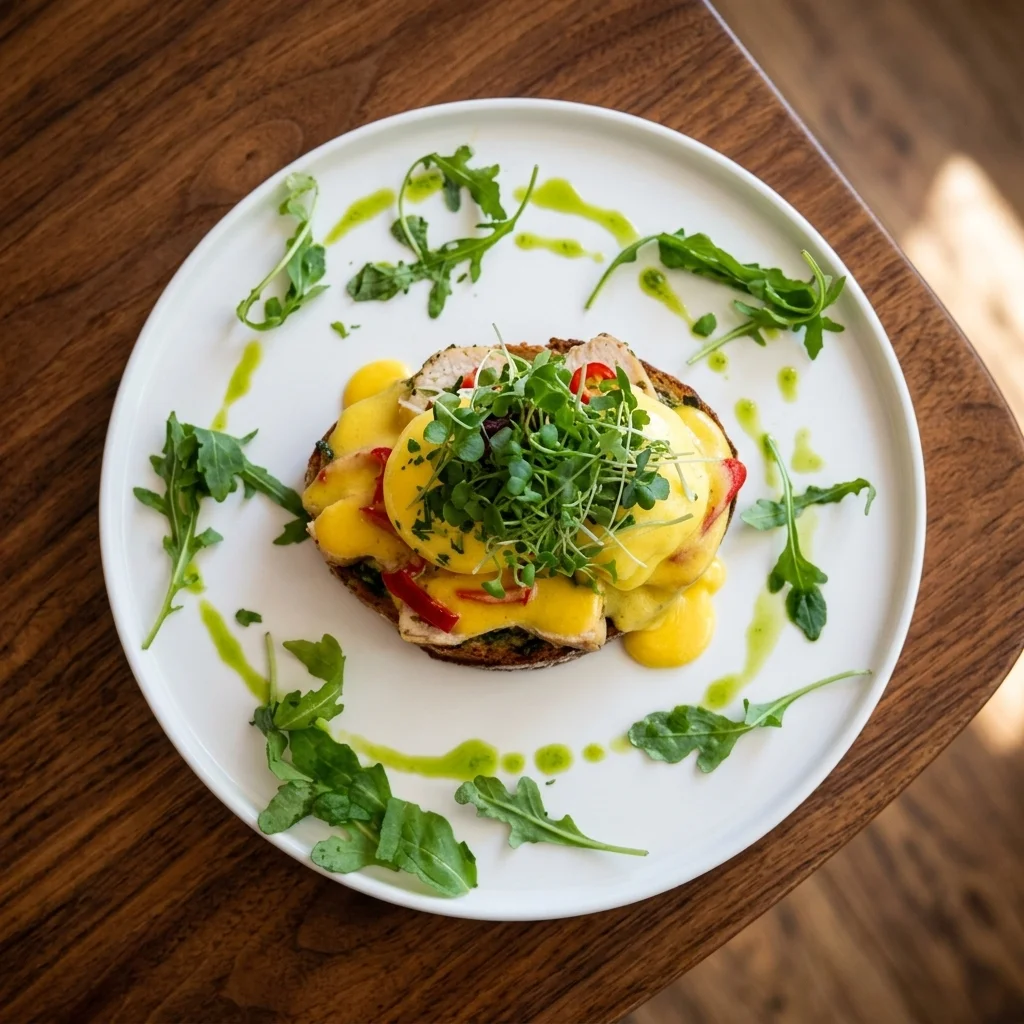 Benedict Salmon and Cream Cheese at SOHO Kitchen + Wine in Exchange District, Winnipeg